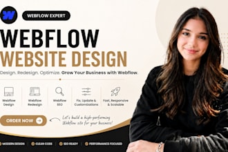 webflow design webflow redesign webflow seo webflow expert fix webflow developer