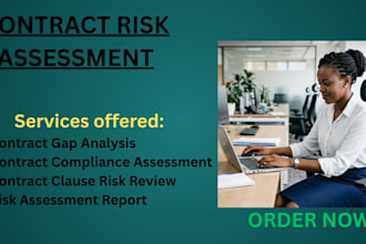 perform professional contract risk assessments