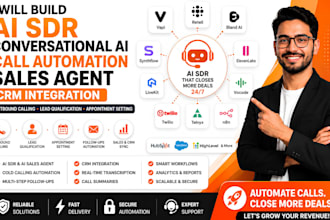do ai sdr conversational ai call automation website sales agent crm integration
