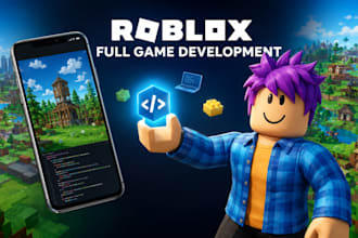 script full roblox game, make develop roblox creation, build prototype, fix bug