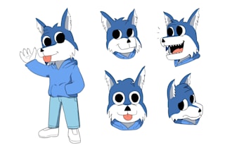 draw furry character and cartoon for you