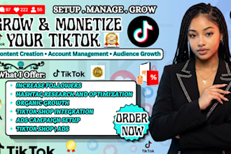 help you grow, promote and monetize your tiktok organically