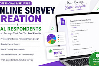 create online survey form, get real online survey respondents