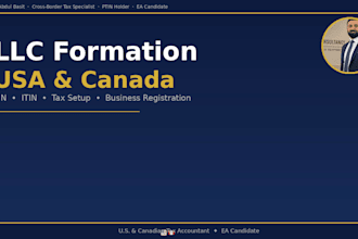 register your llc and help you start your business in the US or canada legally