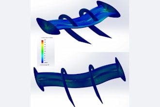 do fea analysis, cfd analysis, stress, thermal and moldflow simulation ansys