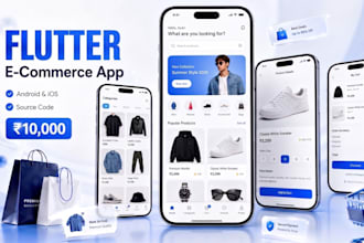create ecommerce app, online store using flutter