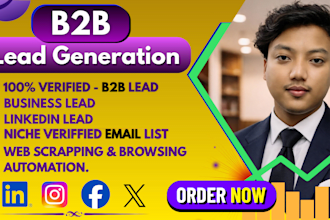 create fast and accurate b2b lead gen, b2b sales data scraping