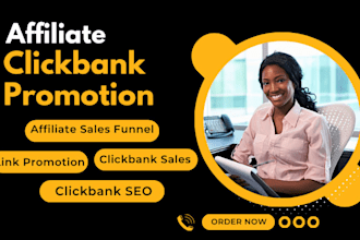 do affiliate link promotion and clickbank affiliate marketing for sales