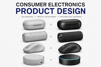 consumer elecronics iot device design pcb enclosure plastic housing product cad
