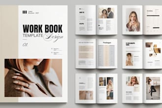 design branded coaching workbook, welcome guide and client onboarding package