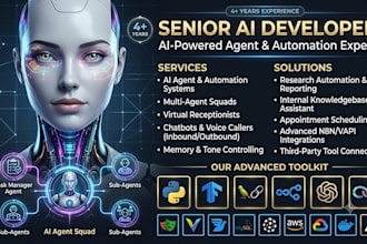 build enterprise ai solutions, llms, rag, ai agents, voice automation