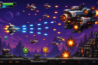 develop a 2d or 3d HTML5 and javascript game for browser