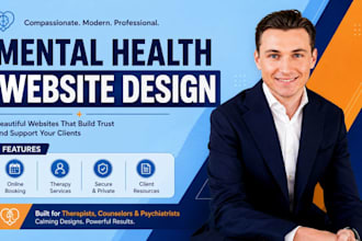 design squarespace therapy website, wellness and counseling website