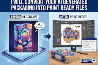 convert your ai generated packaging into print ready files