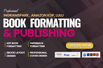 hardcover formatting for kdp or ingramspark paperback ingram spark publishing
