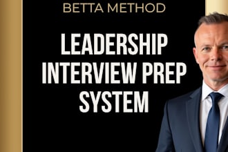 prepare your leadership interview story bank and system
