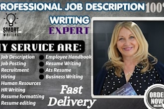 write job description job posting recruitment hiring human resources