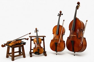 record real violin, viola, cello, string quartet and contrabass for your song