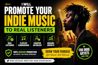 promote your indie music to real listeners