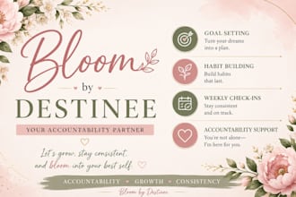 be your accountability partner for your goals and motivation