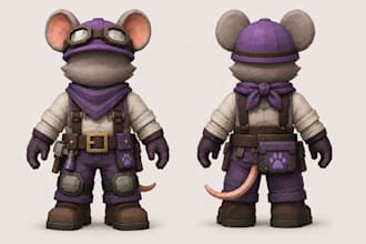 do 3d character modelling