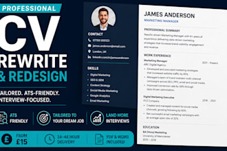 rewrite and redesign your CV for ats and recruiters