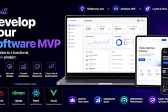 develop your software mvp with laravel, django