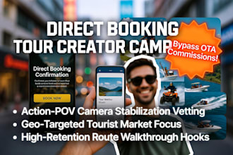 direct booking tour creator influencer marketing campaign
