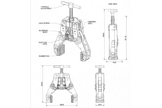 draw cad industrial or mechanical drawing, engineering drawing in autocad