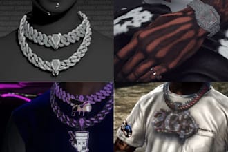 make custom fivem jeweries chains pendat rings writch watch