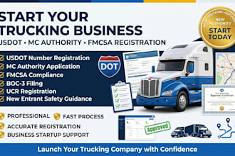 do dot, mc number , truck registration and fmcsa compliance