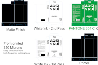 prepare your packaging design file into print ready prepress artwork