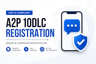 complete a2p 10dlc registration fast