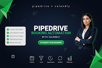 connect pipedrive with calendly for automated lead booking and follow up