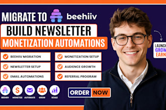 migrate to beehiiv and build newsletter monetization automation