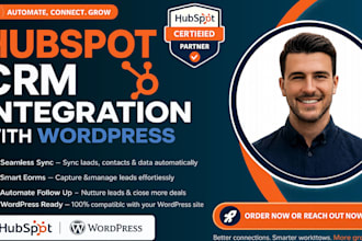set up hubspot CRM integration with your wordpress forms and site