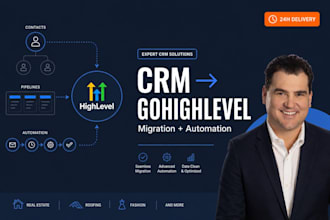migrate hubspot, salesforce or pipedrive CRM to gohighlevel
