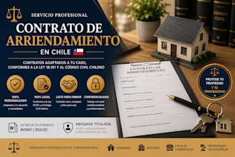 draft a lease agreement under chilean law