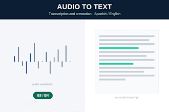 transcribe audio and video spanish english