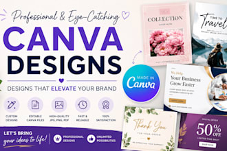 design editable canva template ebooks, educational, fitness, meal plan journals