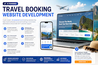 build an ai powered travel booking website with hotel and flight booking
