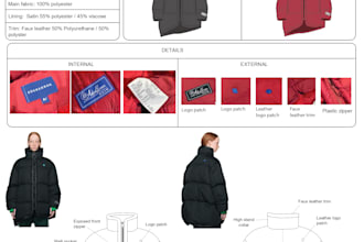 create a fashion tech pack
