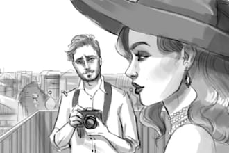 be your professional storyboard artist for feature films,TV,ads,animation work