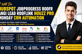 do hubspot jobprogress roofr angi lead rooflink houzz pro monday crm automation