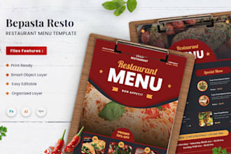 design editable restaurant qr code menus, food flyer and price list on canva