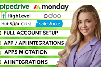 migrate CRM to zoho crm pipedrive hubspot monday crm quickbooks odoo salesforce