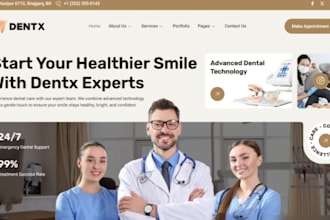 design squarespace dental clinic website dentist orthodontist dental website