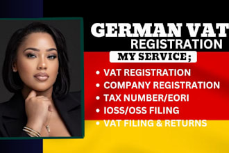 german vat registration, tax filing, vat id, eori and lucid compliance services