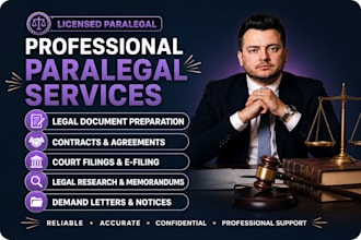 litigation paralegal drafting USA paralegal legal assistant legal admin