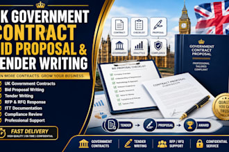 write uk government contract bid proposal tender writing rfp rfq response